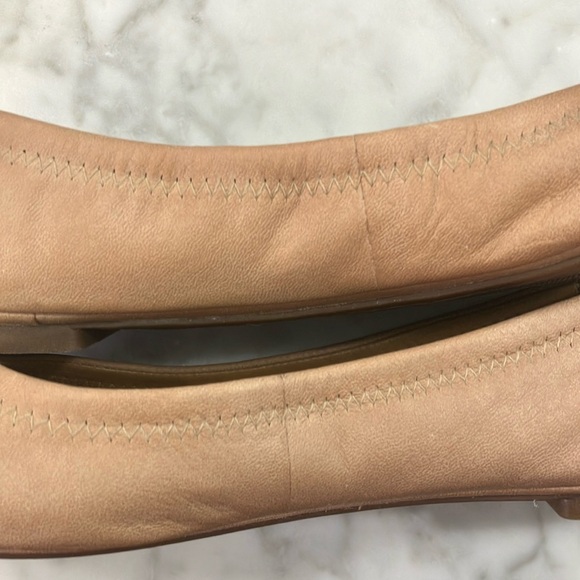 Lucky Brand Women's light tan Ballet Flats rounded toe leather size 8.5 - Picture 6 of 15